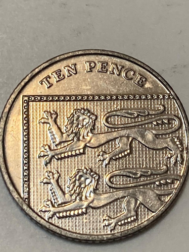 Moneda Inglaterra 10 Pence 2014  Puzzle(x766.