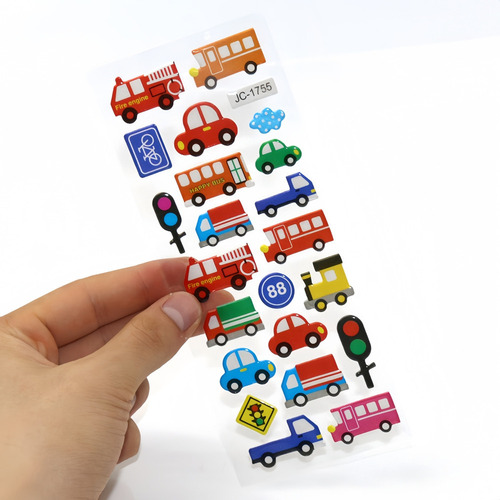 Nn Juego Juguetes Autoadhesivos 3d 40 Piezas
