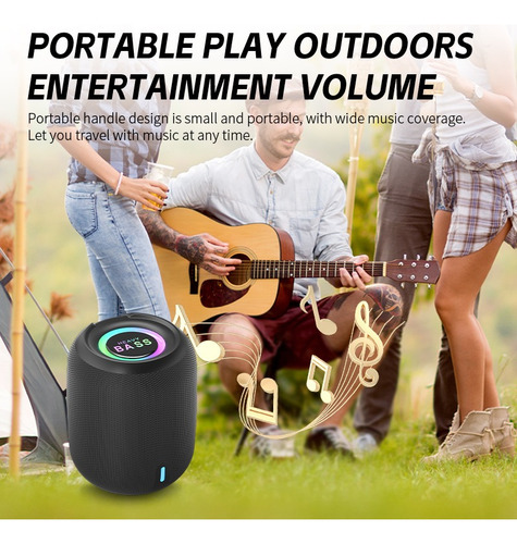 Mini Altavoz Bluetooth - Compacto, Resistente Y Con Bass