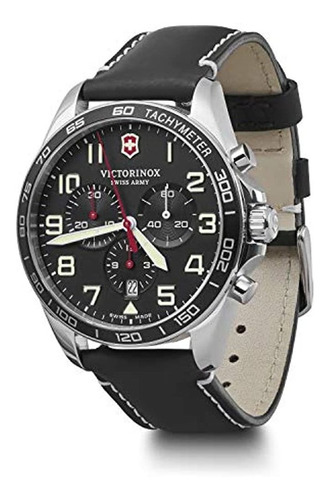 Victorinox Fieldforce Chronograph Quartz Black Dial Reloj Pa