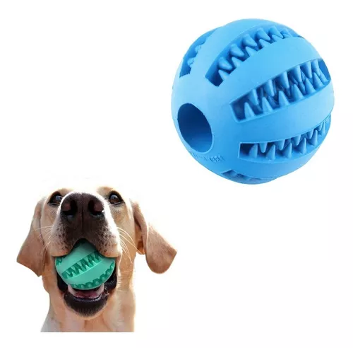 Juguete Mordillo Para Perros Pelota Dental Porta Alimento