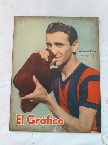 El Gráfico Nº 1358 Año 1945 Armando Farro San Lorenzo 