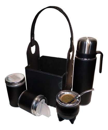Set Matero Canasta Tipo Termo Y Mate Camionero Completa
