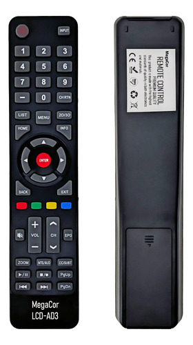Control Remoto Para Smart Tv Admiral Rca Negro