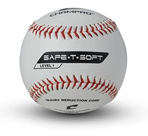 Champro Safe-t-vuelo De Béisbol (white, 9 Pulgadas) Pack De 