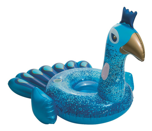 Flotador Pavo Real Inflable Gigante Colchoneta Premium