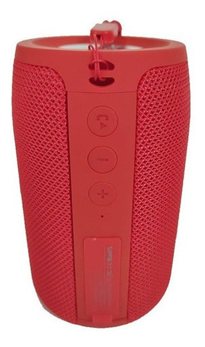 Parlante Bluetooth Hügel S32 Portatil Mediano 5w Rojo