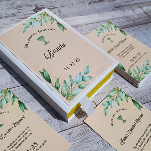 Estampitas Para Comunión, Confirmación Personalizadas -caba