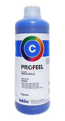 Tinta Pigmentada Profeel P/ Epson C5790 Wf-c5710 Ciano E0013 Tinta Profeel ( Ciano )