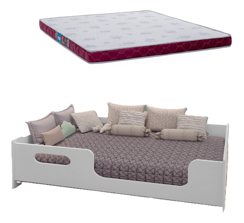 Cama Montessoriana Infantil Casal +colchão Castor Sleep Max