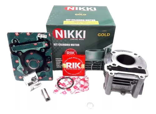 Kit Motor Pistão Aneis+juntas Yamaha Neo 115 Nikki Gold