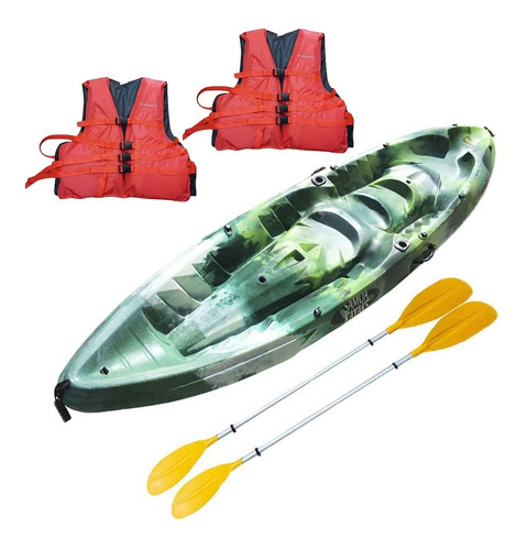 Kayak Samoa Family Triplo 2 Adultos + 1 Niño Inc 2 Chalecos 