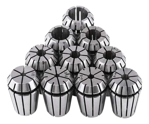 10pcs/set Er20 Juego De Pinzas De Acero Para Cnc ...