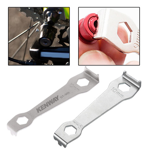 2 Llaves Para Tuercas De Plato De Bicicleta, Llave Para