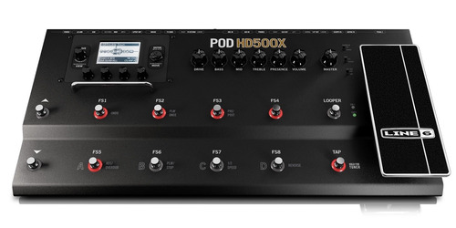 Pedalera Line 6 Pod Hd 500x Para Guitarra Multiefectos