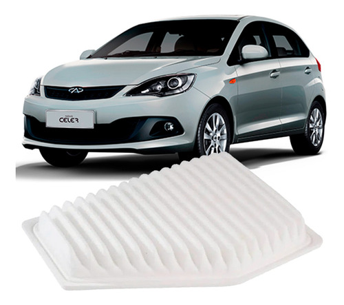 Imagem 2 de 6 de Filtro Ar Do Motor Chery Celer 1.5 16v 2013 2014 2015 2016