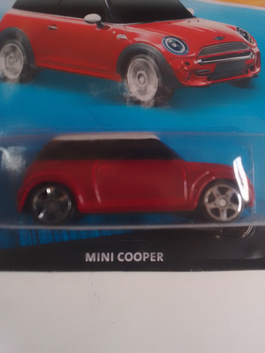 Carrito A Escala 1:64 Mini Cooper Maisto Adv Force 2025 Rojo