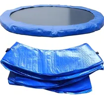 Comprar Protector Funda Lona Para Resortes Cama Elástica 3,66mts Lona De Salto Negro Cobertor De Resortes Azul
