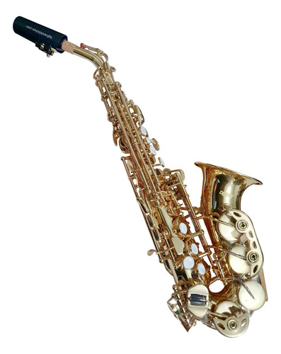 Saxofon Soprano Century Cnsx001-bg Sib Laqueado Abrazdera