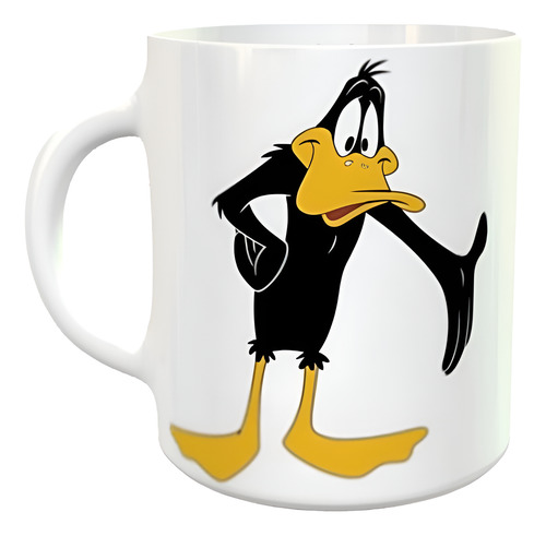 Taza Cerámica Sublimada El Pato Lucas Looney Tunes Mermelada Blanco El Pato Lucas Looney Tunes D2