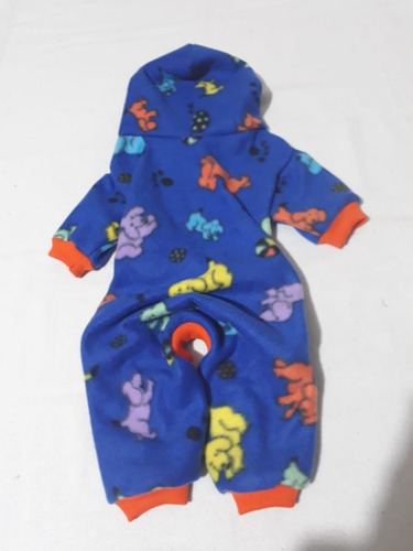 Imagem 3 de 9 de Macacão Roupa Soft Pijama Casaco Frio Cão Gato Pet Barato