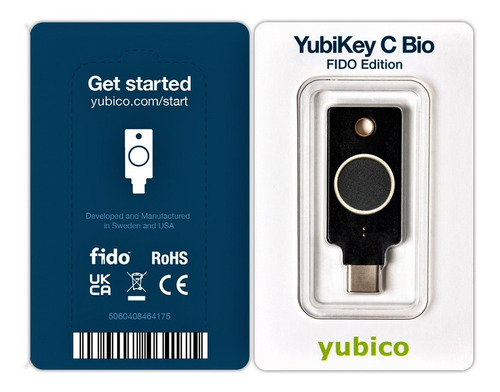 Imagen 8 de 8 de Yubikey C Bio Lector Huella Digital Llave Seguridad Fido U2f