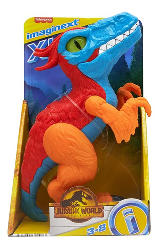 Muñeco Dinosaurio Pynoraptor Imgainext Xl Fisher Price