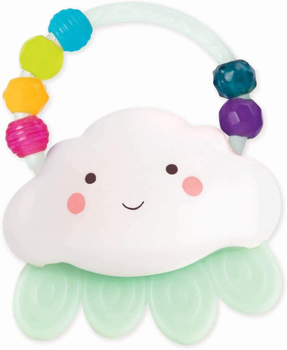 B Toys Rain Glow Squeeze Light Up Cloud Sonajero Para B...