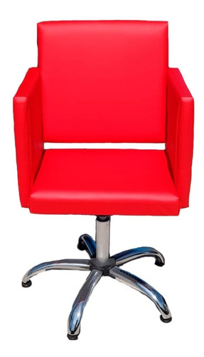 Imagen 2 de 3 de Sillon De Corte Giratorio Regulable Altura Base Cromada