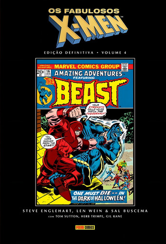 Os Fabulosos X-Men: Edição Definitiva Vol. 4, de Buscema, Sal. Editorial Panini, capa dura em português, 2022