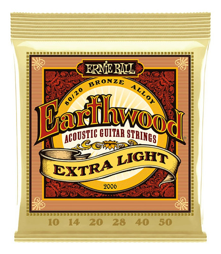 Cuerdas Para Guitarra Eléctrica Ernie Ball Earthwood 2006