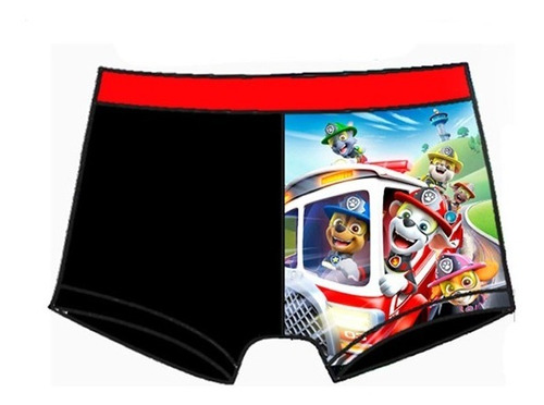 Traje De Baño Tipo Boxer Para Niños De Paw Patrol