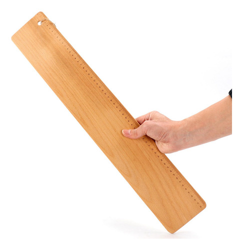 Tábua De Virar Baguete Com Furo Para Pizzas, 58x12x0,5cm