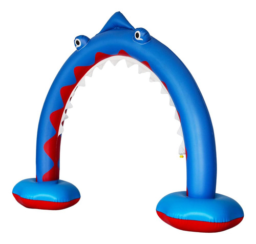 Aspersor Inflable De Tiburón De Juguete Para Patio Trasero