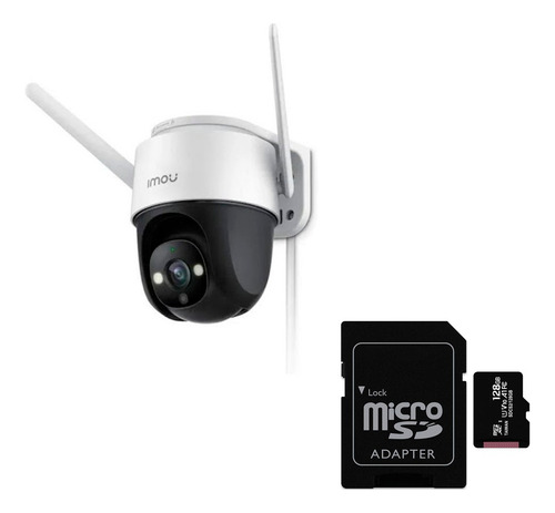 Cámara De Seguridad Ip Cruiser Se+ 3mp 3.6mm + Micro Sd 128g Color Blanco