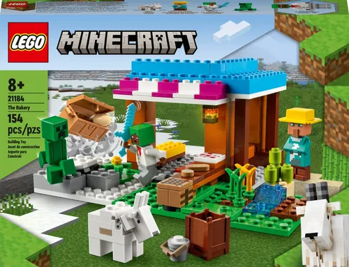 Lego Minecraft A Padaria Com Creeper e Cabra Kit De Construção 21184 - 154  Peças - LEGO - Brinquedos e Games FL Shop