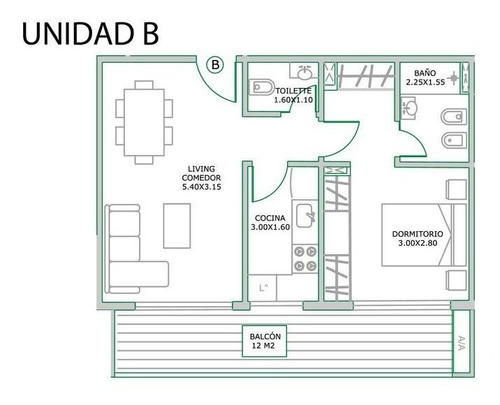 Imagen 17 de 18 de 3 Ambientes En Pozo Con Balcón Aterrazado - Parque Chacabuco