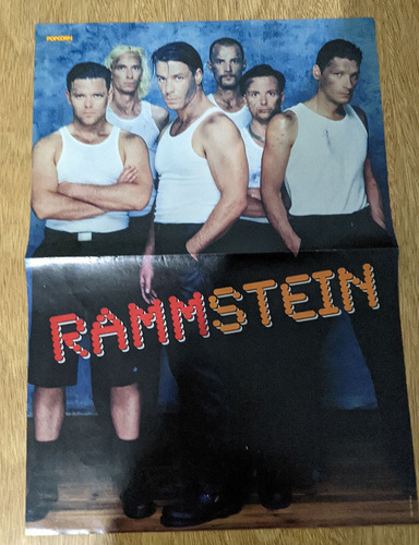 Rammstein Poster De Revista Popcorn De Alemania