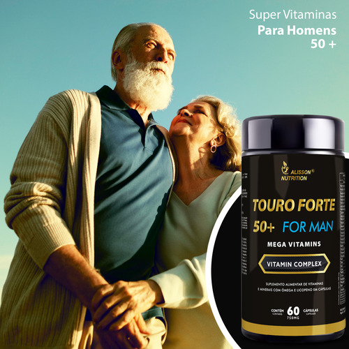 Touro Forte 50+ For Man Mega Vitaminas - Alisson Nutrition Sem Sabor