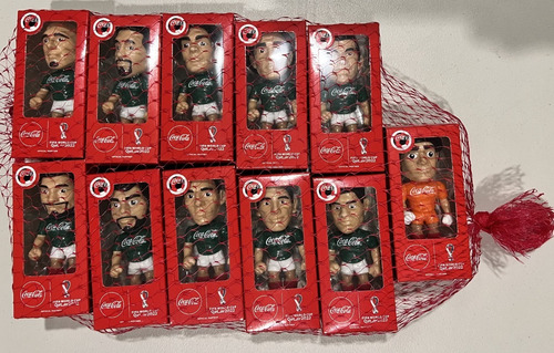 Figuras De Minicabezones México Coca Cola Mundial Qatar 2022 (Usado)