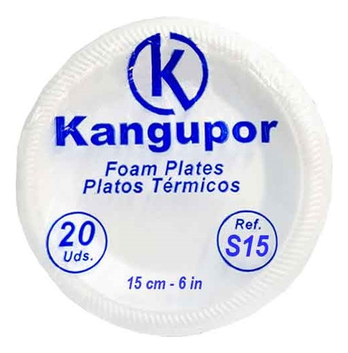 Plato Pando 20cm X 20 Unds Kangupor