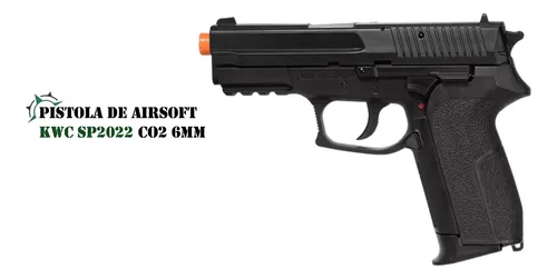 comprar Pistola Airsoft Co2 Sig Sauer Sp2022 Kwc Slide Fixo 6mm