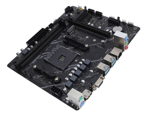 Placa-mãe Do Computador B450 Ddr4 2 Canais M.2 Pci De Alta V