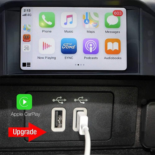 Hx - Módulo De Interfaz Usb Dual Para Ford Apple Carplay Syn