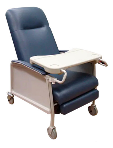 Sillón Reposet Hemodiálisis Con Charola Desmontable Y Ruedas