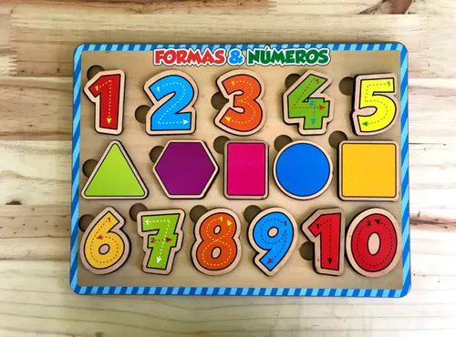 Brinquedos Didaticos Para Bebe Pedagógico Números E Formas