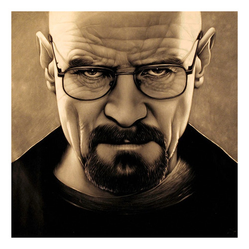 Shaoke Gift O Arnês 3d Do Velho Careca De Breaking Bad Sr.