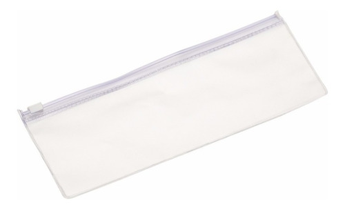 Kit 350 Estojo Zip Zap Cor Transparente Liso