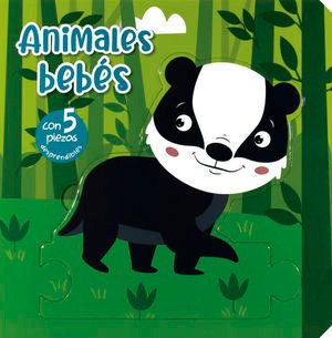 Libro Libros De Rompecabezas Animales Bebes Pd Original