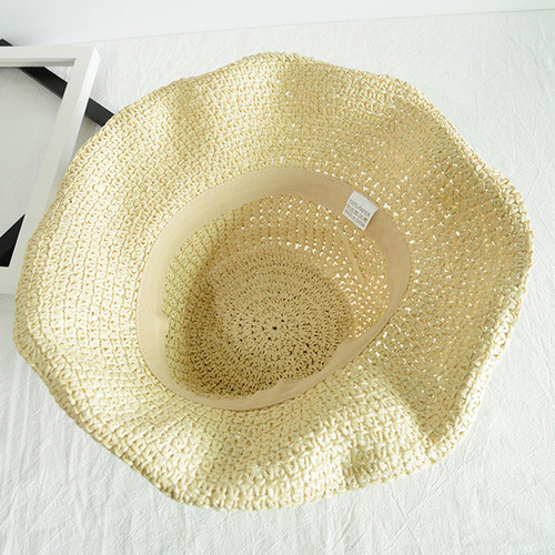 Sombrero De Paja De Moda De Verano For Mujer, Sombrero De P
